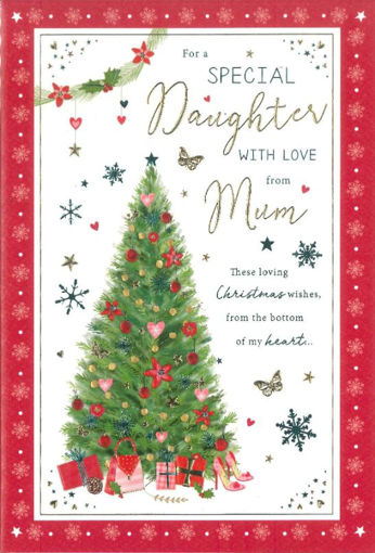 Picture of SPECIAL DAUGHTER WITH LOVE FROM MUM CHRISTMAS CARD